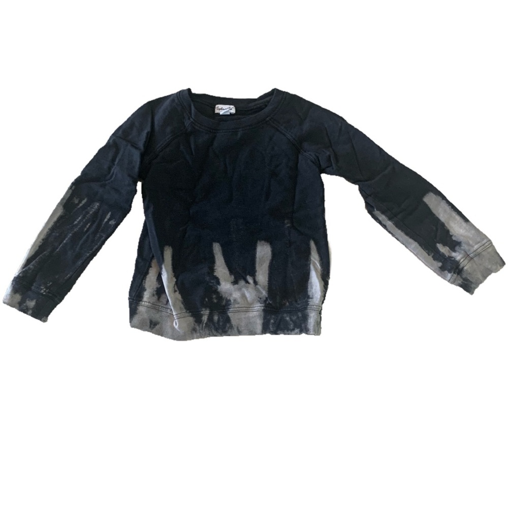 Splendid Youth Boys Black and Gray Long Sleeve Tees